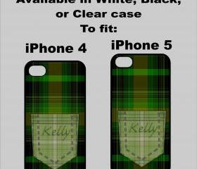 Plaid Pocket iPhone 4/4s or 5 cover 2